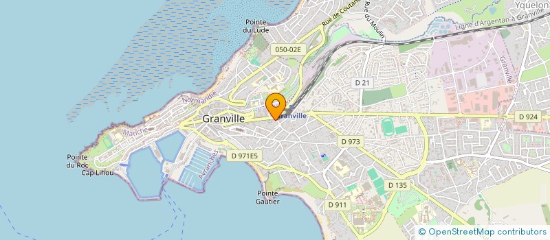 localisation de l'entreprise VIVRE LA MER  GRANVILLE