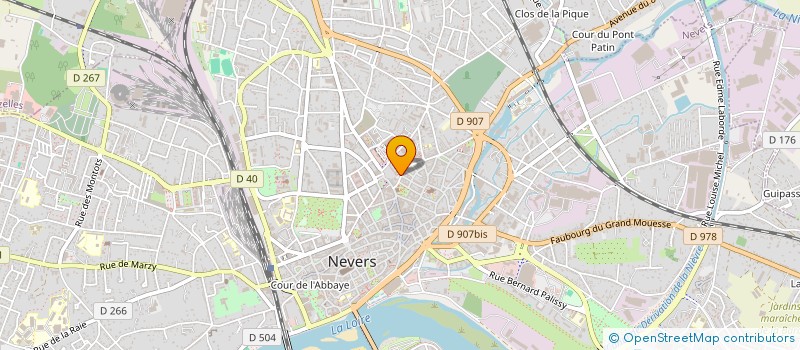 localisation de l'entreprise VIVRE LA NIEVRE - SOLIDAIRES & VOLONTAIRES à NEVERS
