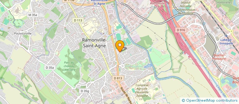 localisation de l'entreprise VIVRE LE CANAL  RAMONVILLE-SAINT-AGNE