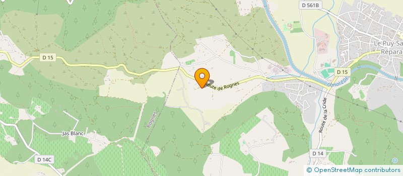 localisation de l'entreprise VIVRE LE PUY  LE PUY-SAINTE-REPARADE