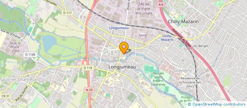 localisation de l'entreprise VIVRE LIVRE A LONGJUMEAU à LONGJUMEAU