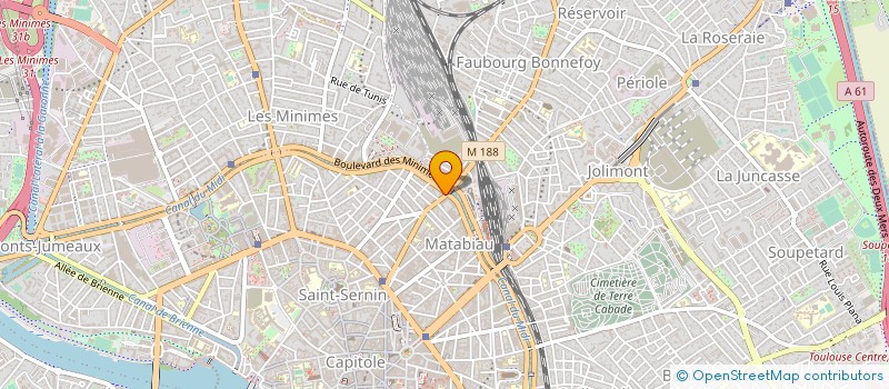 localisation de l'entreprise VIVRE MIEUX  TOULOUSE
