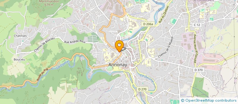 localisation de l'entreprise VIVRE MIEUX  ANNONAY