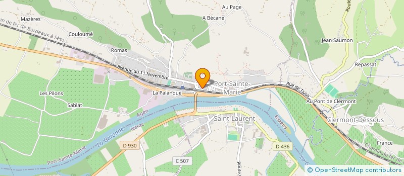 localisation de l'entreprise VIVRE MIEUX ENSEMBLE  PORT-SAINTE-MARIE