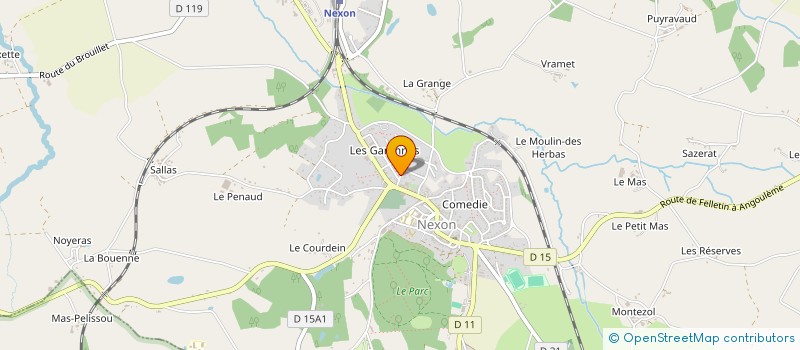 localisation de l'entreprise VIVRE NOS DIFFERENCES à NEXON