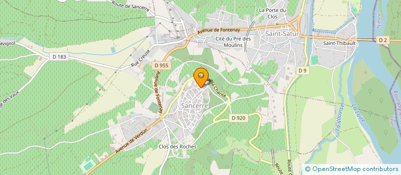 localisation de l'entreprise VIVRE NOTRE LOIRE  SANCERRE