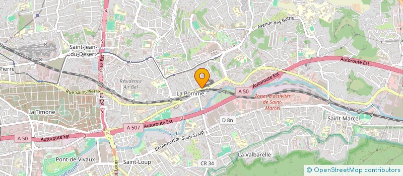 localisation de l'entreprise VIVRE POUR VIVRE  MARSEILLE