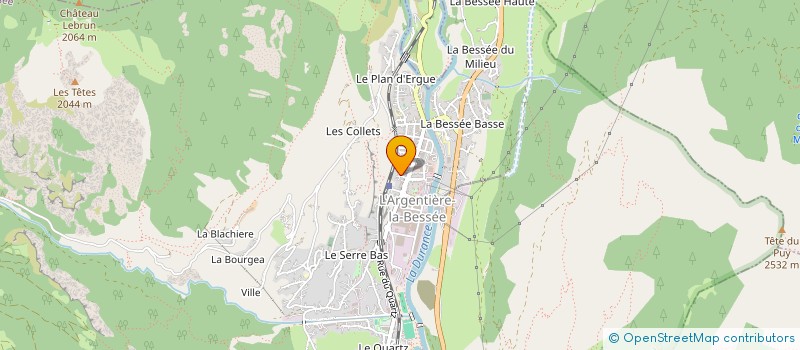 localisation de l'entreprise VIVRE SA VIE CHEZ SOI à L'ARGENTIERE-LA-BESSEE