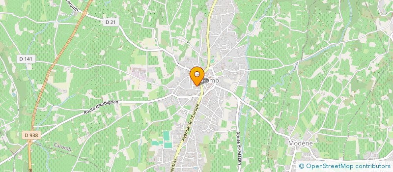 localisation de l'entreprise VIVRE SOLEIL RENAITRE AIDE AUX VICTIMES DE L INCESTE  CAROMB