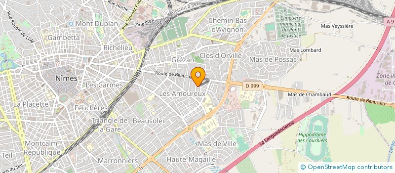 localisation de l'entreprise VIVRE SON HANDICAP AVEC LE SPORT (VHS) à NIMES