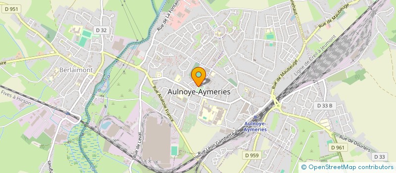 localisation de l'entreprise VIVRE TOUS ENSEMBLE à AULNOYE-AYMERIES