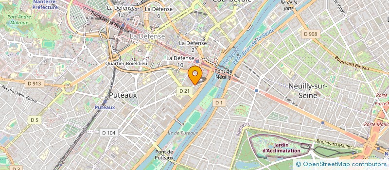 localisation de l'entreprise VIVREA à PUTEAUX