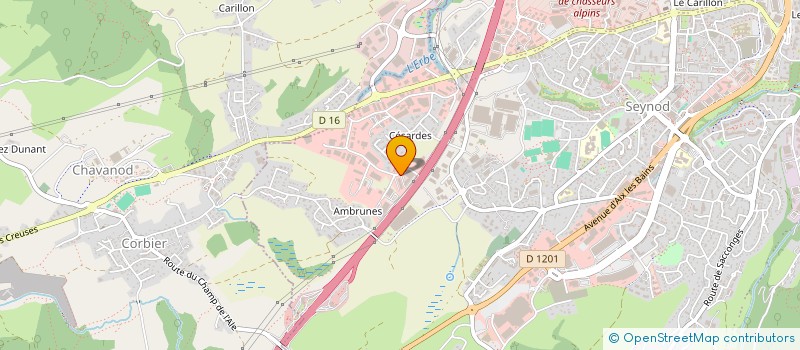 localisation de l'entreprise VIVRECO LES ALPES à BOURG-EN-BRESSE