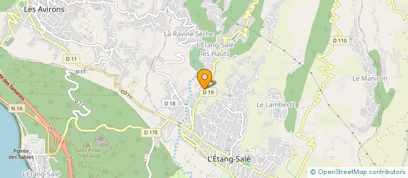 localisation de l'entreprise VIWA974 à L'ETANG-SALE
