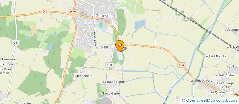 localisation de l'entreprise VIX à LA GOUESNIERE