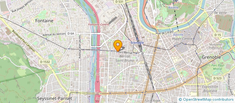 localisation de l'entreprise VIXEN  GRENOBLE