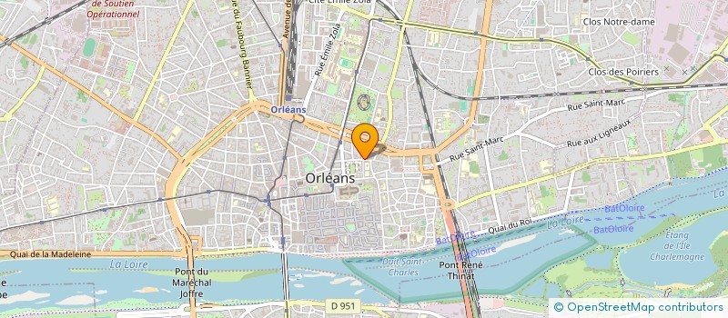 localisation de l'entreprise VIXEN à ORLEANS