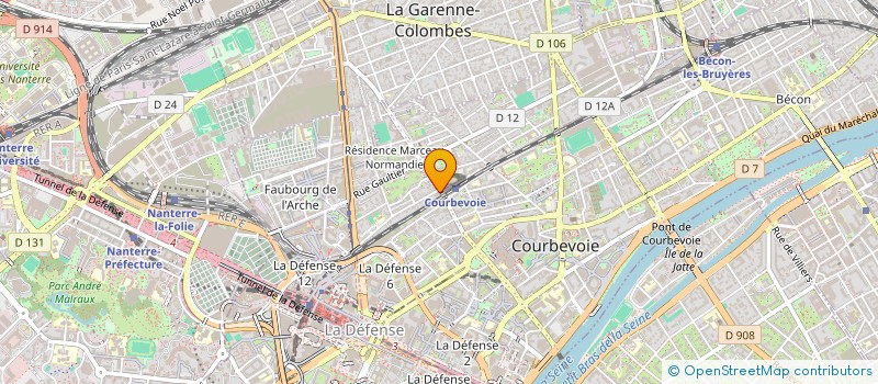 localisation de l'entreprise VIXIT à COURBEVOIE