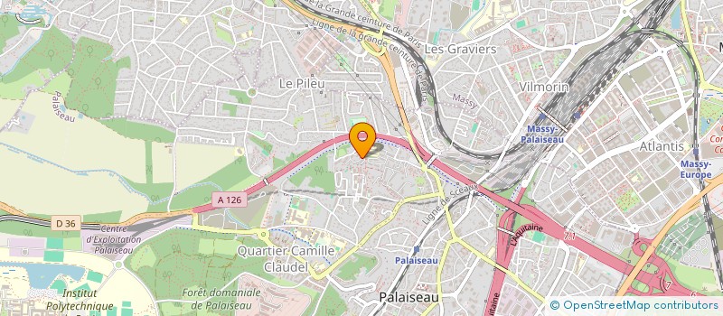 localisation de l'entreprise VIYOGA à PALAISEAU