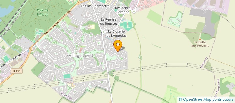 localisation de l'entreprise VIZ'O à MENNECY