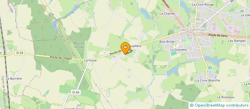 localisation de l'entreprise VIZ'WEB  SAINT-GERMAIN-DU-BOIS