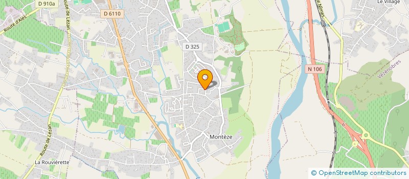 localisation de l'entreprise VIZA VISU  SAINT-CHRISTOL-LES-ALES