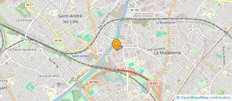 localisation de l'entreprise VIZBERGEN à LA MADELEINE