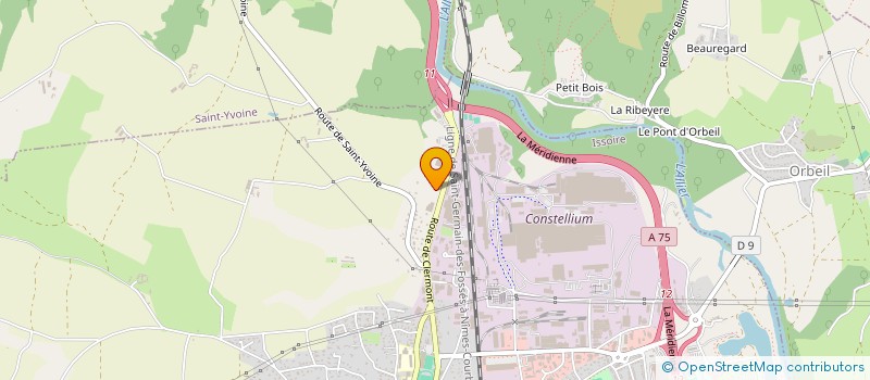 localisation de l'entreprise VIZCAYA 1  ISSOIRE