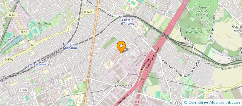 localisation de l'entreprise VIZEO à ANTONY
