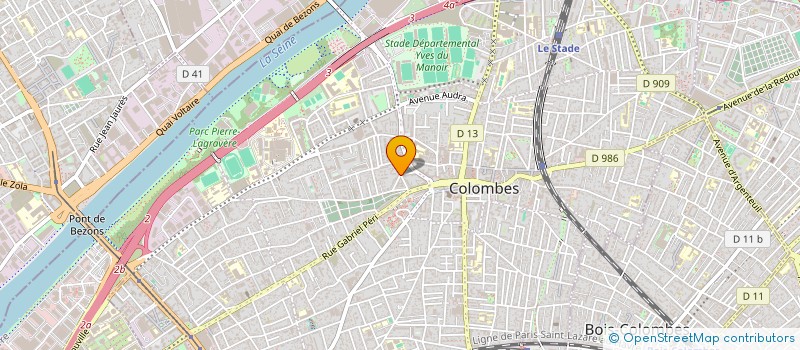 localisation de l'entreprise VIZI CONSEIL à COLOMBES