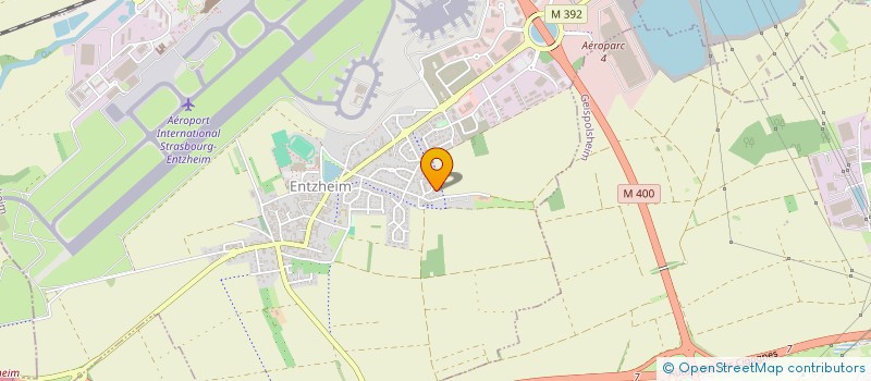 localisation de l'entreprise VIZIO-WEB  ENTZHEIM