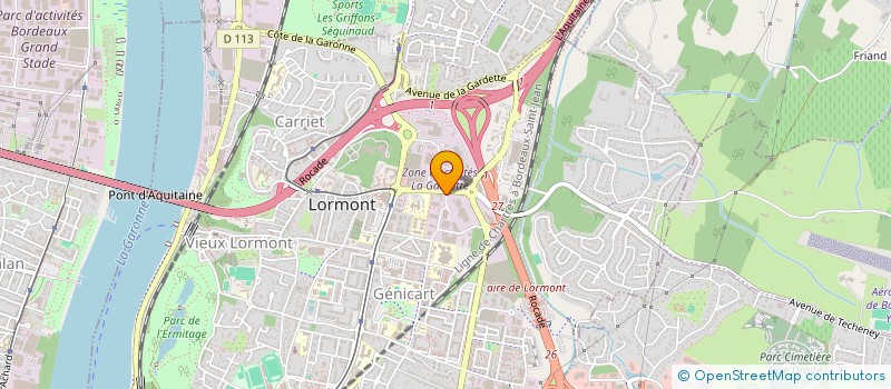 localisation de l'entreprise VIZIOON  LORMONT