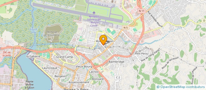 localisation de l'entreprise VIZIR FINANCE  LES ABYMES