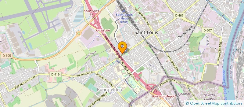 localisation de l'entreprise VIZO à SAINT-LOUIS
