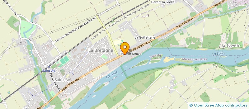 localisation de l'entreprise VIZO-VINO à MEUNG-SUR-LOIRE