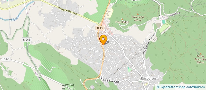 localisation de l'entreprise VIZOULO  ROCBARON