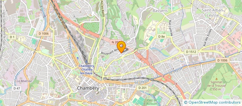 localisation de l'entreprise VIZUAL INVADERS à CHAMBERY