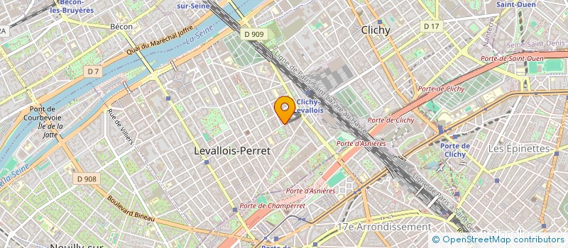 localisation de l'entreprise VIZUP à LEVALLOIS-PERRET