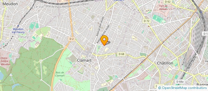 localisation de l'entreprise VIZYBL à CLAMART