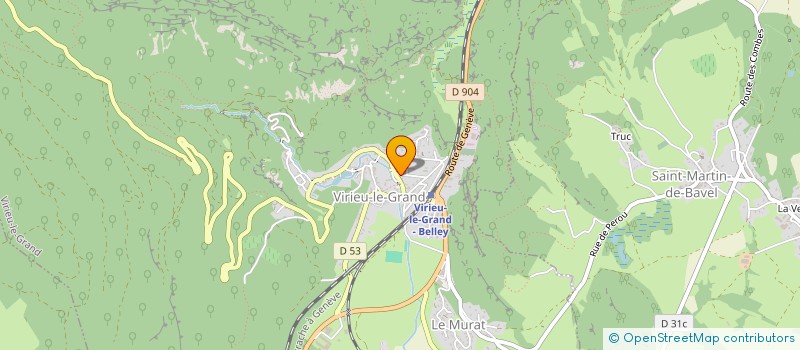 localisation de l'entreprise VIZZARI GROUPE  VIRIEU-LE-GRAND