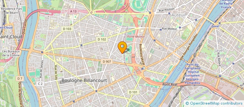 localisation de l'entreprise VIZZAVONE à BOULOGNE-BILLANCOURT