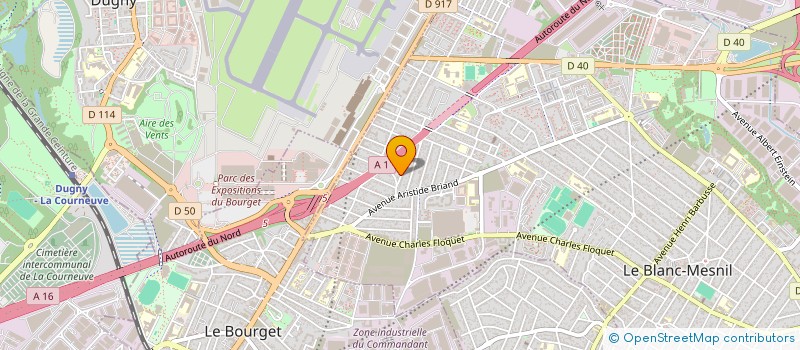 localisation de l'entreprise VJ à LE BLANC-MESNIL