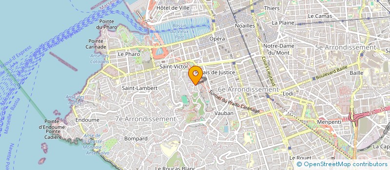 localisation de l'entreprise VJ ASSOCIES  MARSEILLE