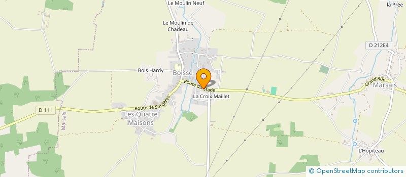 localisation de l'entreprise VJ BATI  MARSAIS