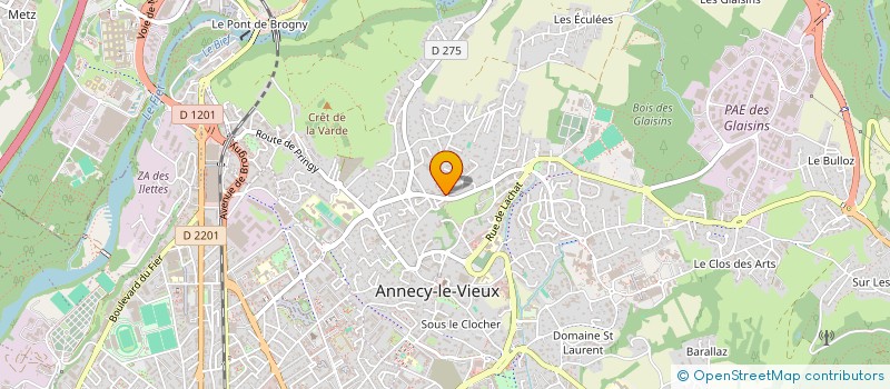 localisation de l'entreprise VJ CONCEPT HOLD à ANNECY
