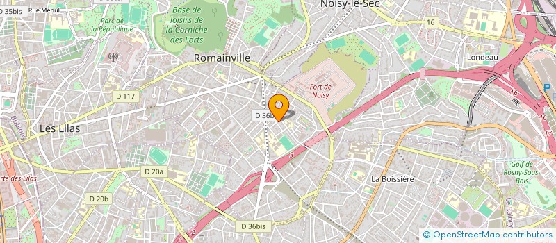 localisation de l'entreprise VJ CONSULTING à ROMAINVILLE
