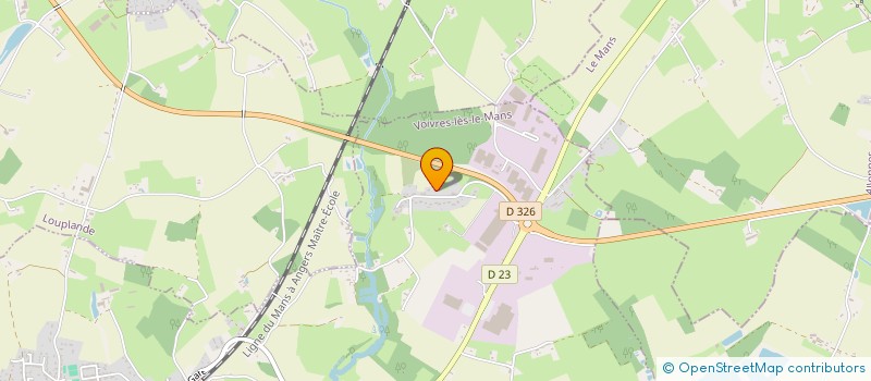 localisation de l'entreprise VJ ENERGIE  VOIVRES-LES-LE-MANS