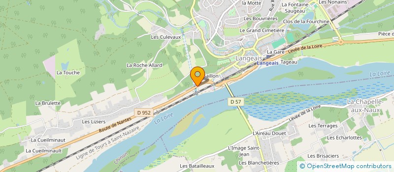 localisation de l'entreprise VJ FERMETURES  LANGEAIS