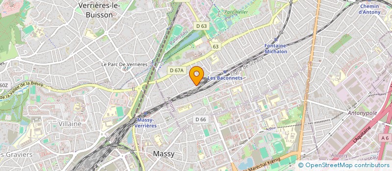 localisation de l'entreprise VJ HOLDING à ANTONY