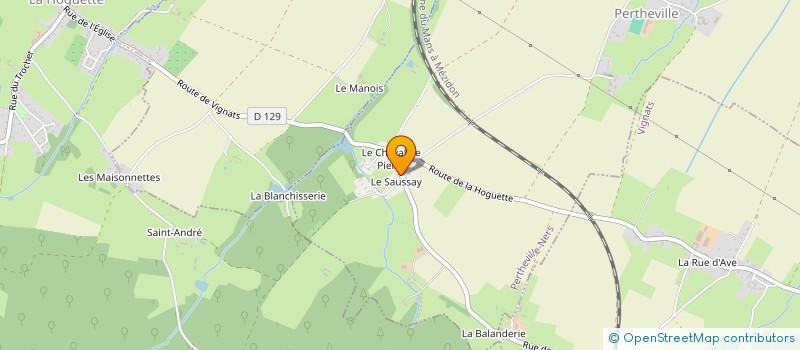 localisation de l'entreprise VJ HOUDAYER  PERTHEVILLE-NERS